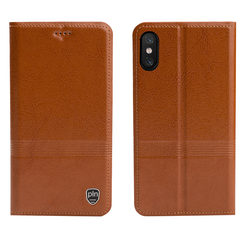 Custodia iPhone Xs Max Protezione Nuovo Modello Coccodrillo, Cover iPhone Xs Max Pelle Telefono Tutto Incluso