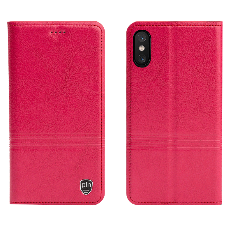 Custodia iPhone Xs Max Protezione Nuovo Modello Coccodrillo, Cover iPhone Xs Max Pelle Telefono Tutto Incluso