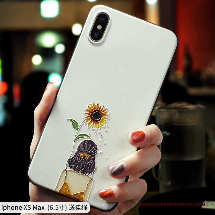 Custodia iPhone Xs Max Protezione Semplici Fresco, Cover iPhone Xs Max Cartone Animato Nuovo Bello