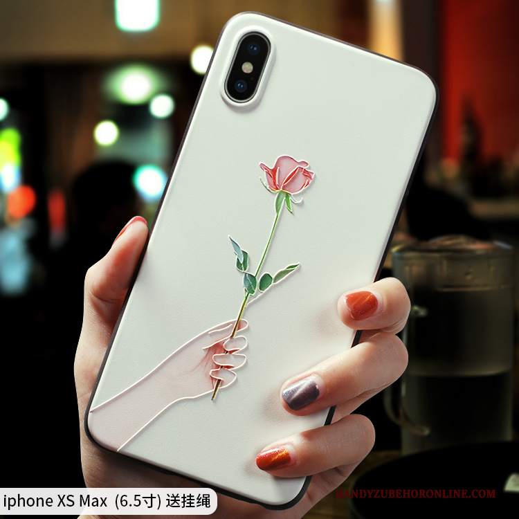 Custodia iPhone Xs Max Protezione Semplici Fresco, Cover iPhone Xs Max Cartone Animato Nuovo Bello