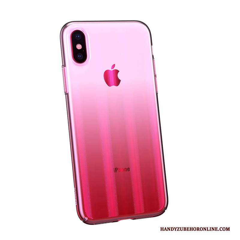 Custodia iPhone Xs Max Protezione Telefono Blu, Cover iPhone Xs Max Gradiente Anti-caduta