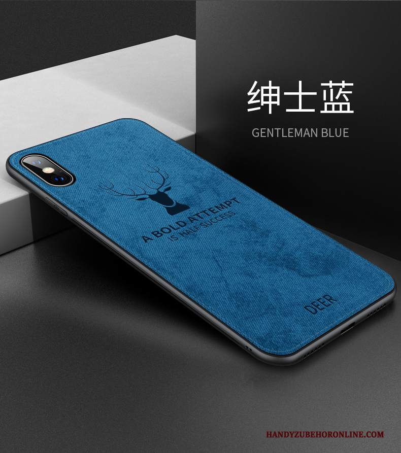 Custodia iPhone Xs Max Silicone Panno Semplici, Cover iPhone Xs Max Protezione Telefono Nuovo