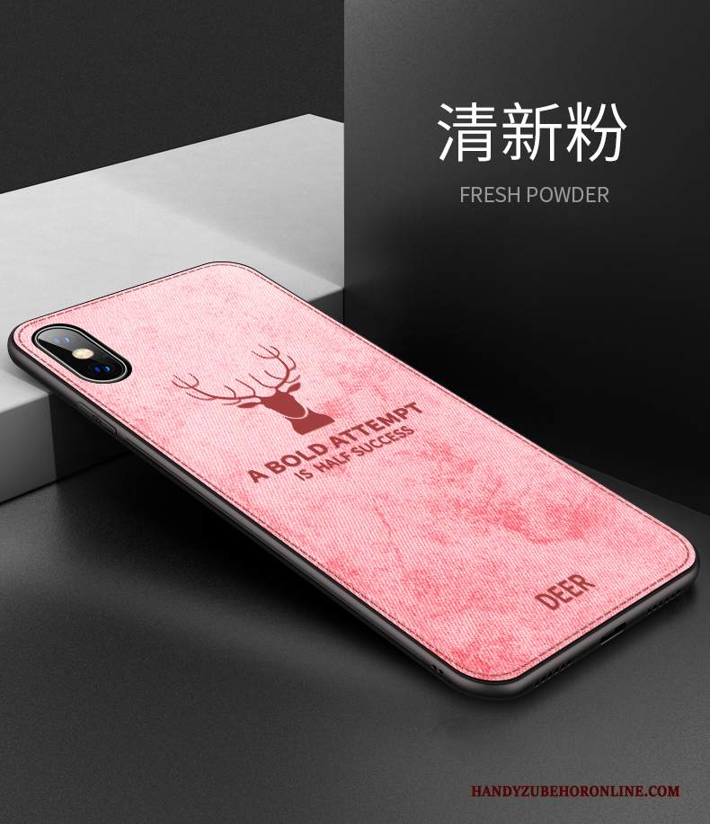 Custodia iPhone Xs Max Silicone Panno Semplici, Cover iPhone Xs Max Protezione Telefono Nuovo