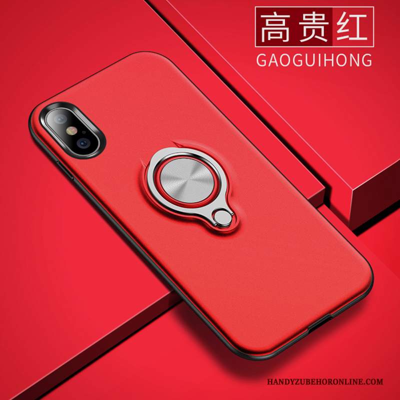 Custodia iPhone Xs Max Silicone Ring Supporto, Cover iPhone Xs Max Nuovotelefono