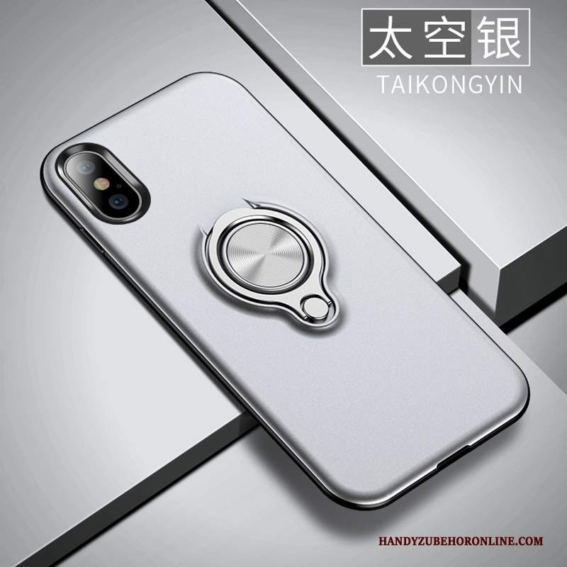 Custodia iPhone Xs Max Silicone Ring Supporto, Cover iPhone Xs Max Nuovotelefono