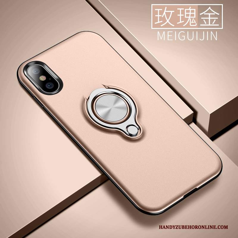 Custodia iPhone Xs Max Silicone Ring Supporto, Cover iPhone Xs Max Nuovotelefono