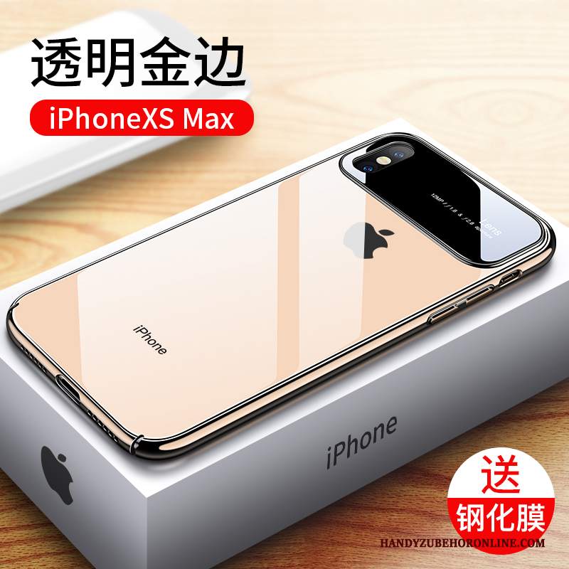 Custodia iPhone Xs Max Trasparente Anti-caduta, Cover iPhone Xs Max Marchio Di Tendenzatelefono