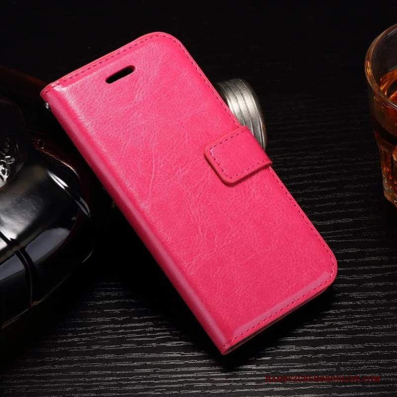 Custodia iPhone Xs Pelle Modello Rosa, Cover iPhone Xs Protezione Telefono