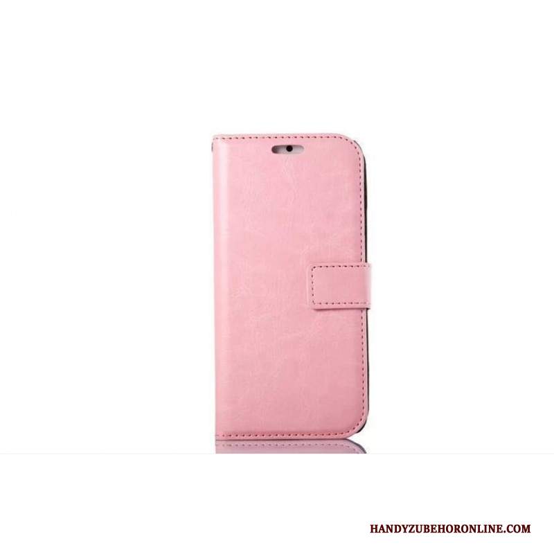 Custodia iPhone Xs Pelle Modello Rosa, Cover iPhone Xs Protezione Telefono