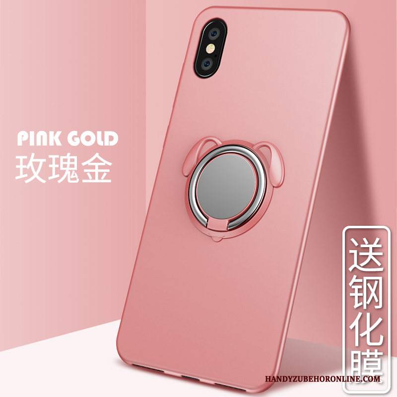 Custodia iPhone Xs Protezione Tutto Incluso Anti-caduta, Cover iPhone Xs Sottile Rosa