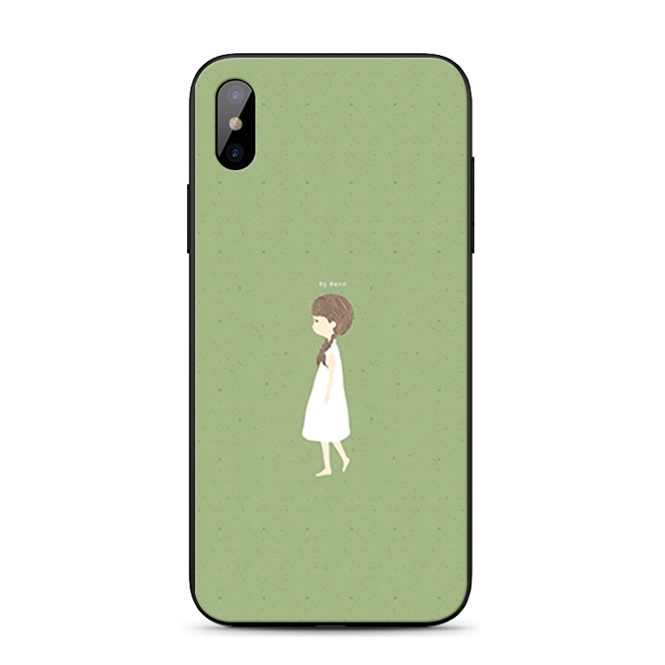 Custodia iPhone Xs Silicone Morbido Fresco, Cover iPhone Xs Protezione Piccola Semplici