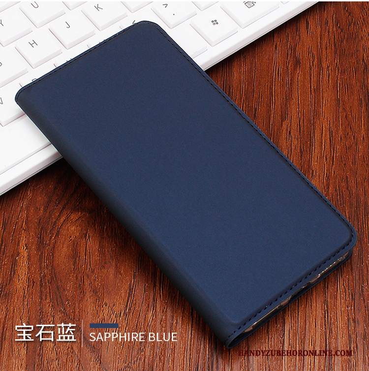 Custodia iPhone Xs Silicone Sveglia Blu, Cover iPhone Xs Pelle Nuovo Dormienza