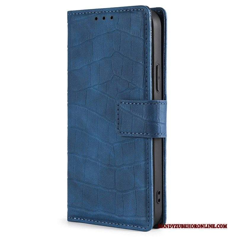 Custodia in pelle Huawei Mate 50 Pro Coccodrillo