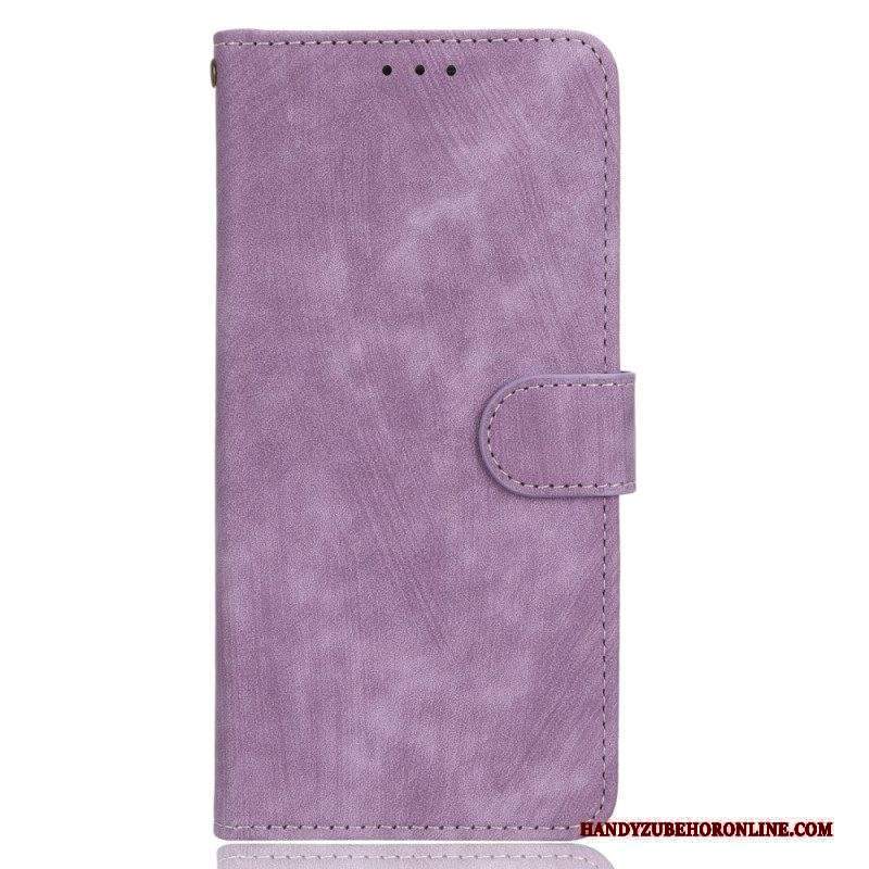 Custodia in pelle Huawei P60 Pro Rfid Classico Con Cordino