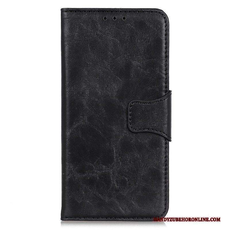 Custodia in pelle Moto G71 5G Folio Cover Lembo Magnetico A Doppia Faccia