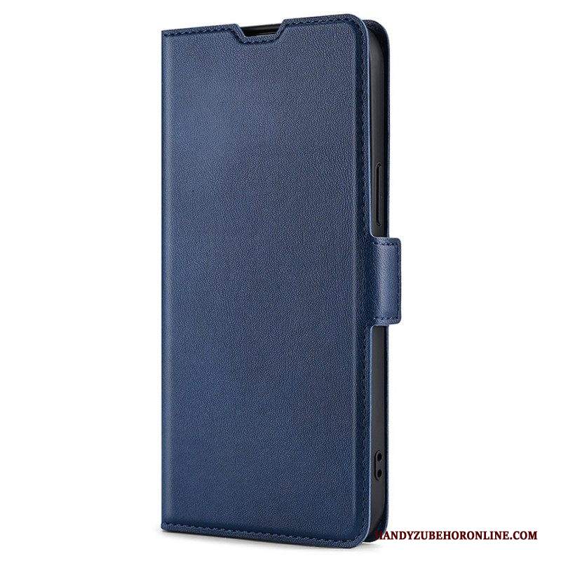 Custodia in pelle Samsung Galaxy A13 5G / A04s Folio Cover Design A Doppia Patta