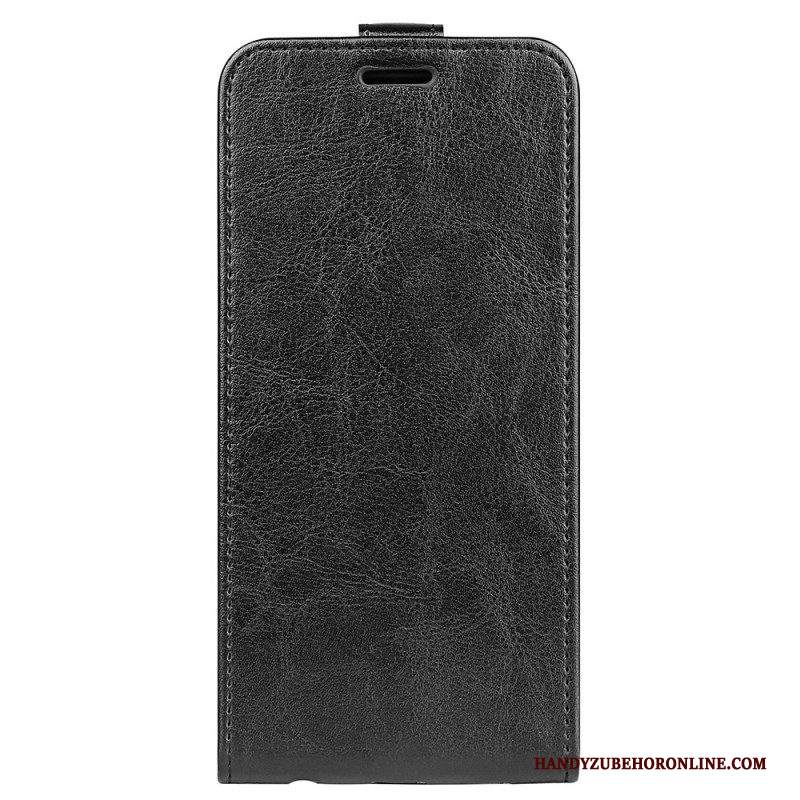 Custodia in pelle Samsung Galaxy A13 Folio Cover Ribalta Verticale Effetto Pelle