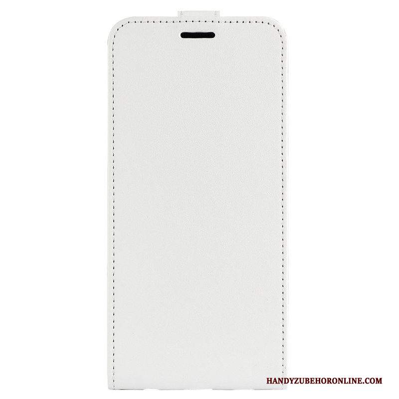 Custodia in pelle Samsung Galaxy A13 Folio Cover Ribalta Verticale Effetto Pelle