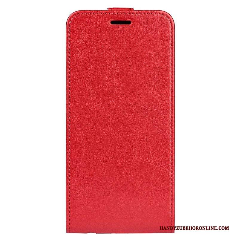 Custodia in pelle Samsung Galaxy A13 Folio Cover Ribalta Verticale Effetto Pelle