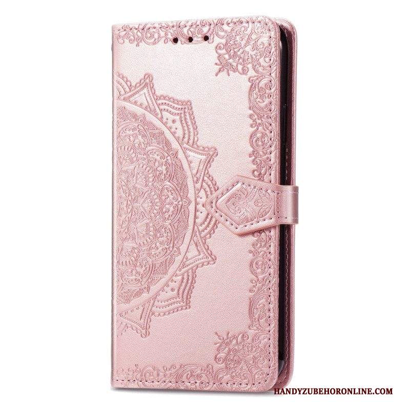 Custodia in pelle Samsung Galaxy A54 5G Barocco-mandala