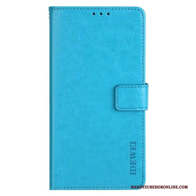 Custodia in pelle Samsung Galaxy A54 5G Stile In Pelle Idewei