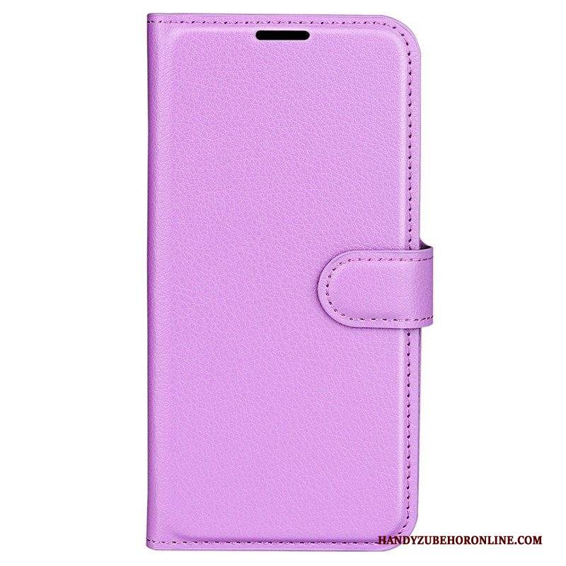 Custodia in pelle Samsung Galaxy M13 Classico