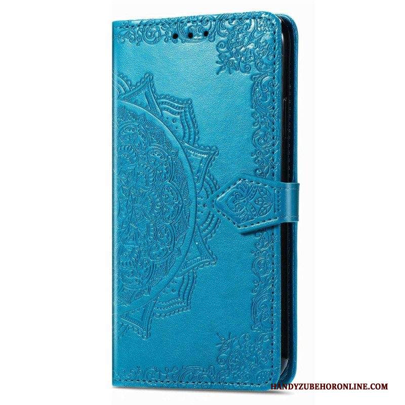 Custodia in pelle Samsung Galaxy M13 Mandala D'epoca