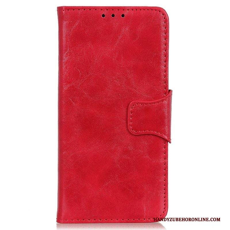 Custodia in pelle Samsung Galaxy M23 5G Chiusura Reversibile In Pelle Crosta