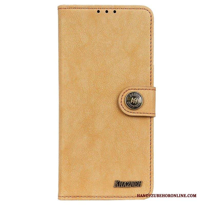 Custodia in pelle Samsung Galaxy M23 5G Khazneh Crosta Di Cuoio