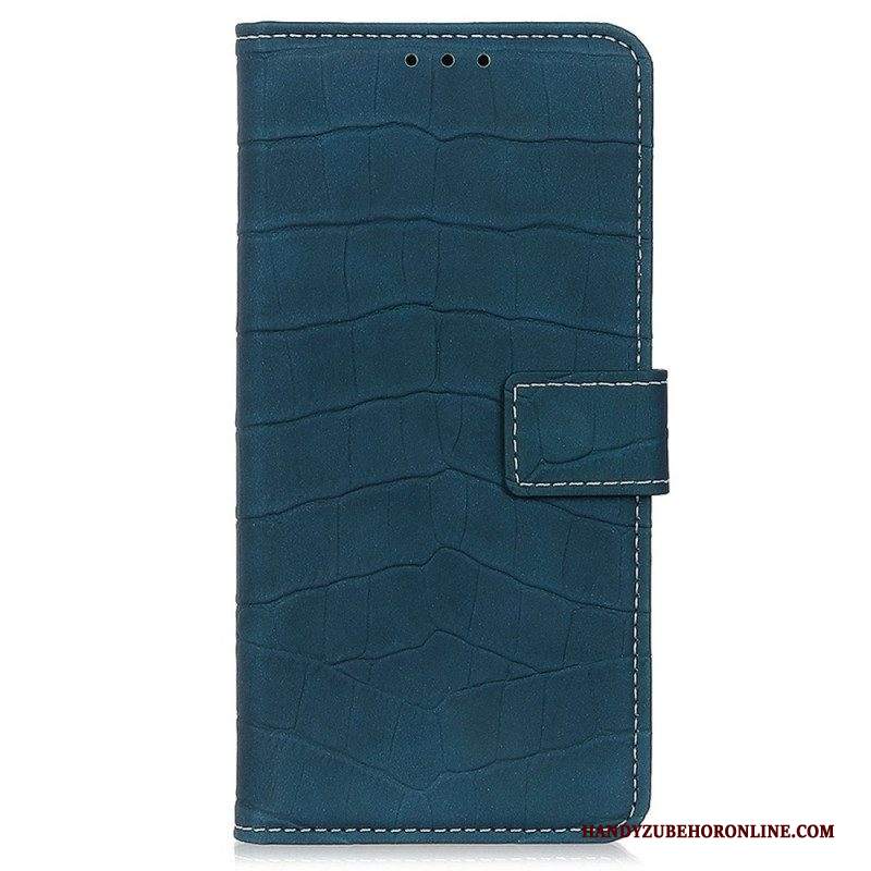 Custodia in pelle Samsung Galaxy M23 5G Stile Pelle Di Coccodrillo