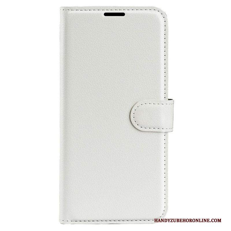 Custodia in pelle Samsung Galaxy M33 5G Stile In Pelle Litchi