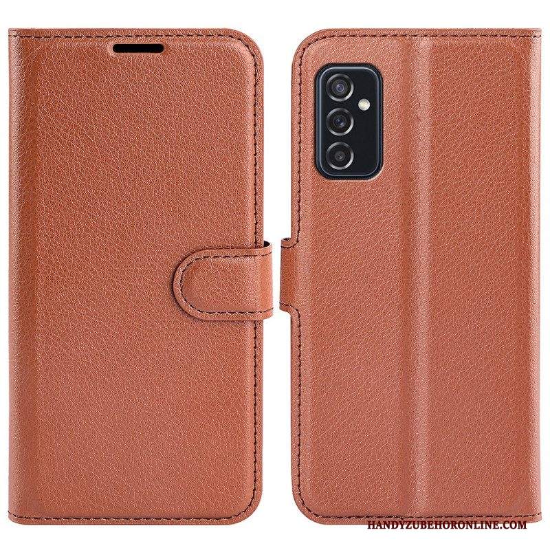 Custodia in pelle Samsung Galaxy M52 5G Classico