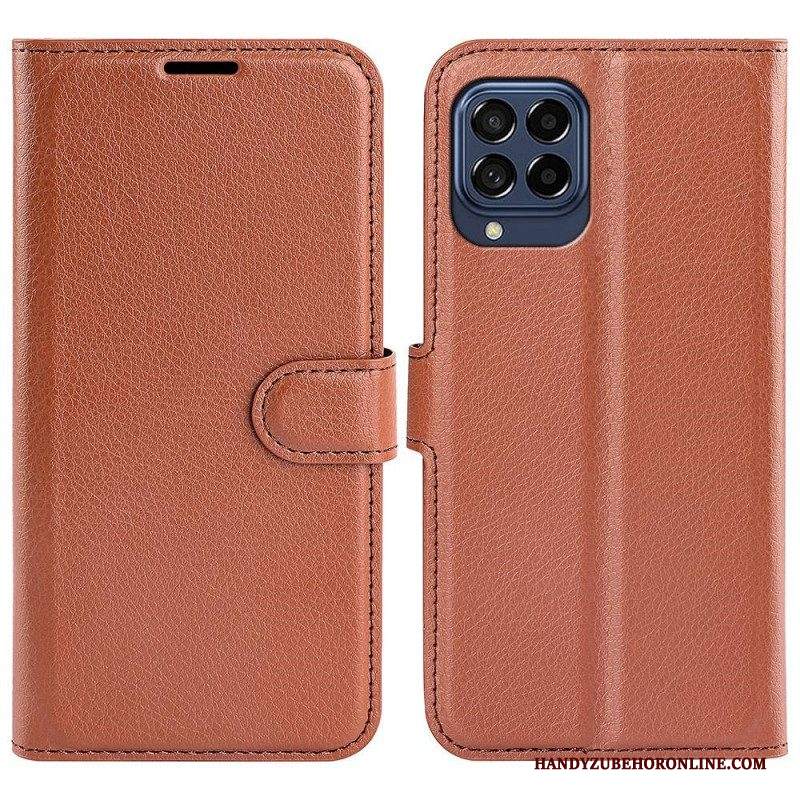 Custodia in pelle Samsung Galaxy M53 5G Classico