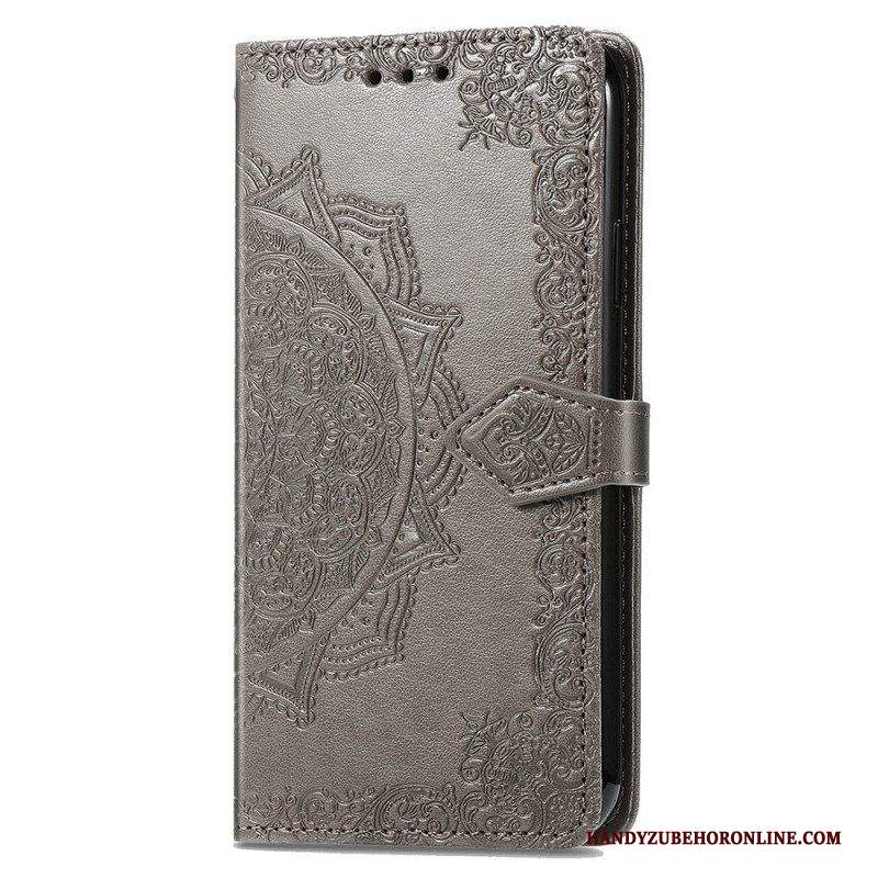 Custodia in pelle Samsung Galaxy M53 5G Mandala D'epoca