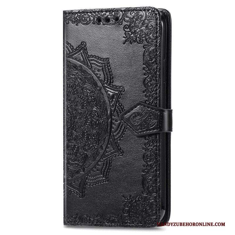 Custodia in pelle Samsung Galaxy M53 5G Mandala D'epoca