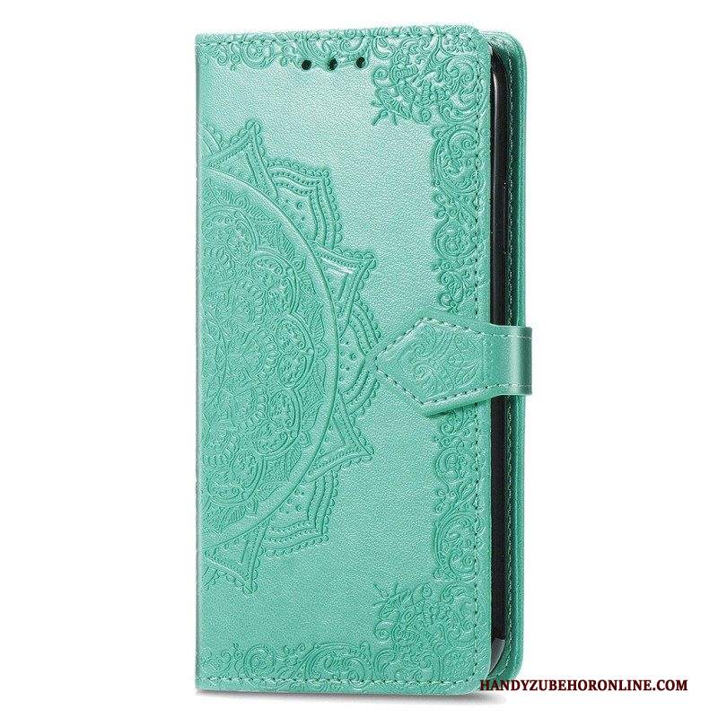 Custodia in pelle Samsung Galaxy M53 5G Mandala D'epoca