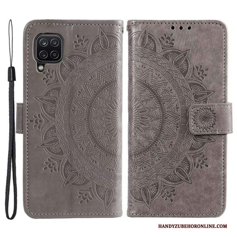 Custodia in pelle Samsung Galaxy M53 5G Mandala Del Sole