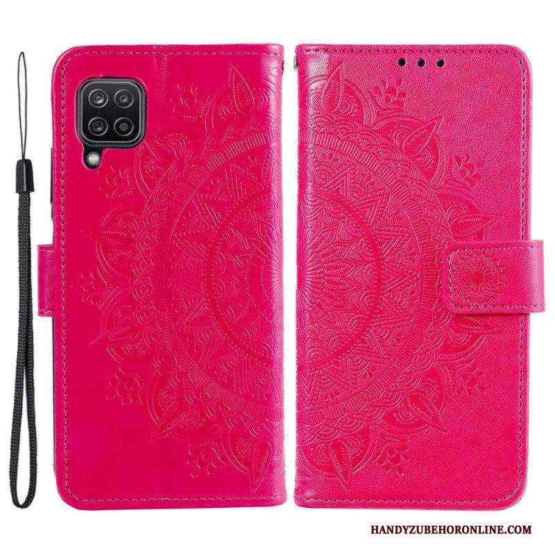 Custodia in pelle Samsung Galaxy M53 5G Mandala Del Sole