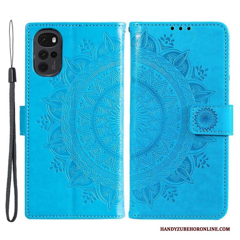 Custodia in pelle Samsung Galaxy M53 5G Mandala Del Sole