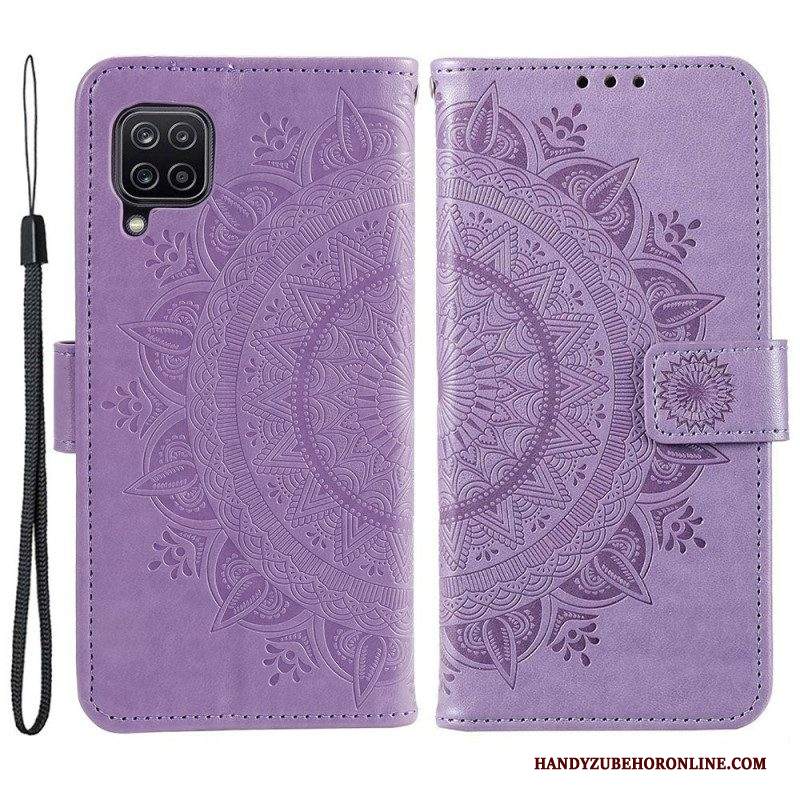 Custodia in pelle Samsung Galaxy M53 5G Mandala Del Sole