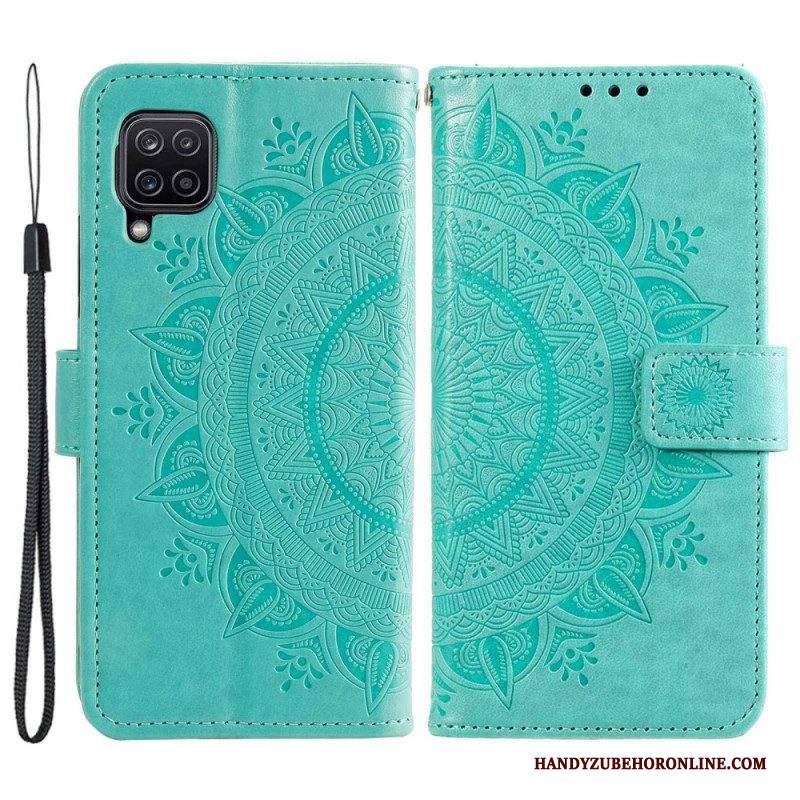 Custodia in pelle Samsung Galaxy M53 5G Mandala Del Sole