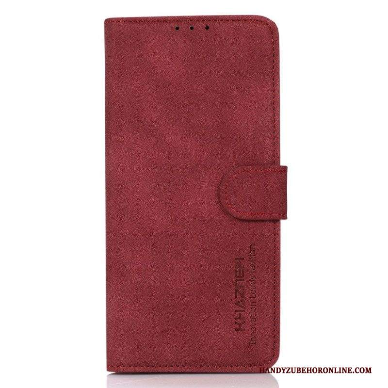 Custodia in pelle Samsung Galaxy M53 5G Similpelle Khazneh