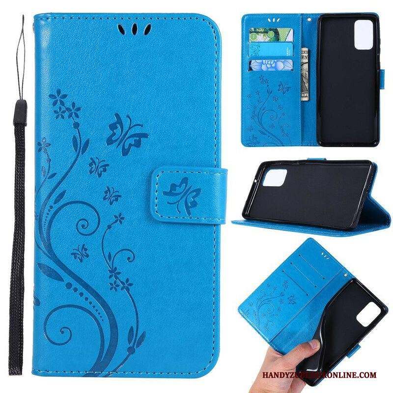 Custodia in pelle Samsung Galaxy S20 Plus / S20 Plus 5G Farfalle Incantate