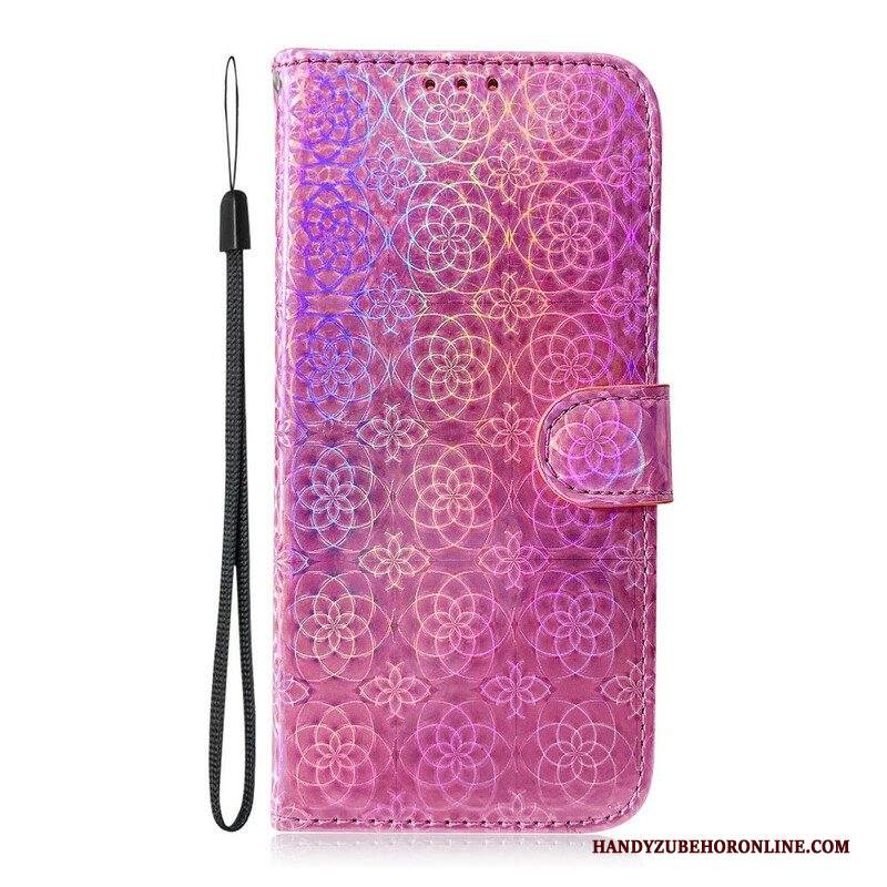 Custodia in pelle Samsung Galaxy S21 5G Colore Puro