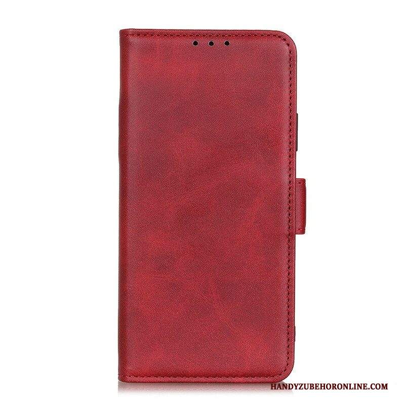 Custodia in pelle Samsung Galaxy S21 5G Folio Cover Doppio Lembo