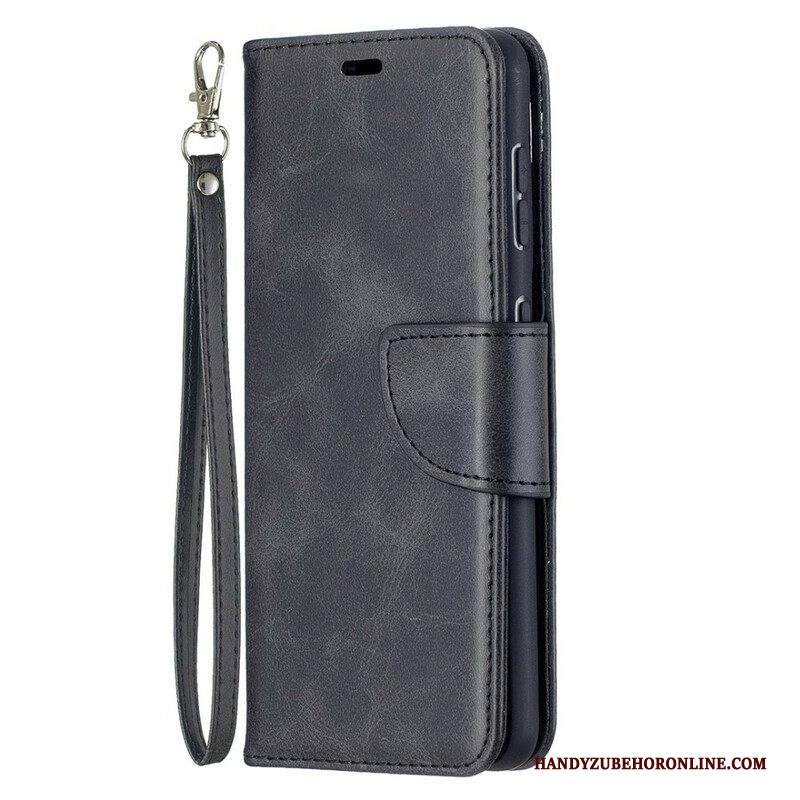 Custodia in pelle Samsung Galaxy S21 5G Folio Cover Lembo Liscio Obliquo