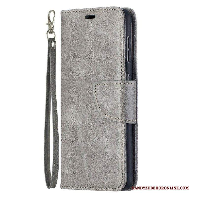 Custodia in pelle Samsung Galaxy S21 5G Folio Cover Lembo Liscio Obliquo