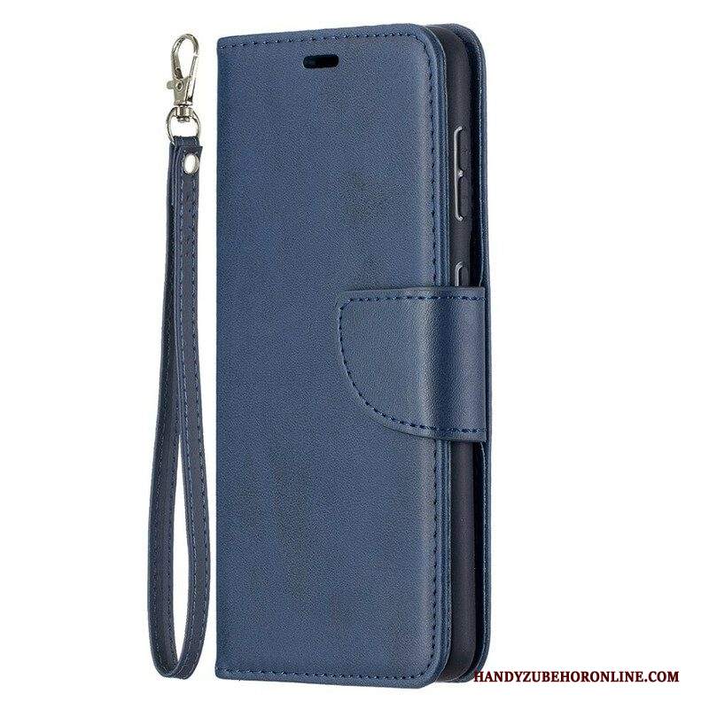 Custodia in pelle Samsung Galaxy S21 5G Folio Cover Lembo Liscio Obliquo