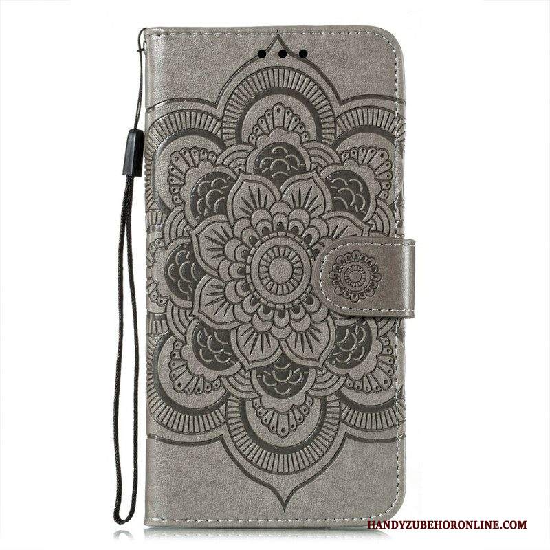 Custodia in pelle Samsung Galaxy S21 FE Mandala Completo