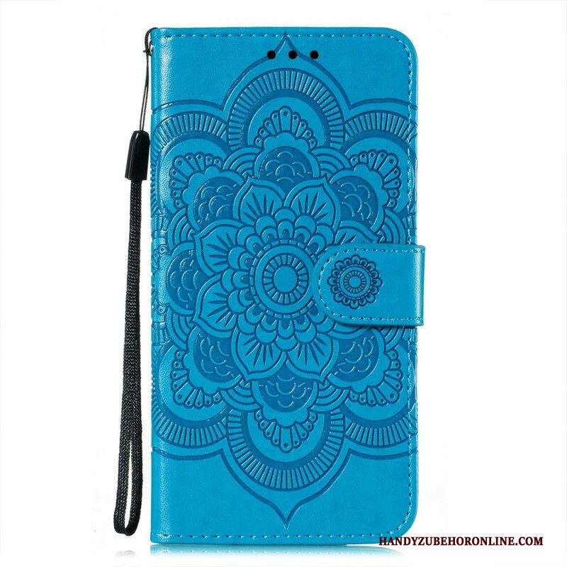 Custodia in pelle Samsung Galaxy S21 FE Mandala Completo